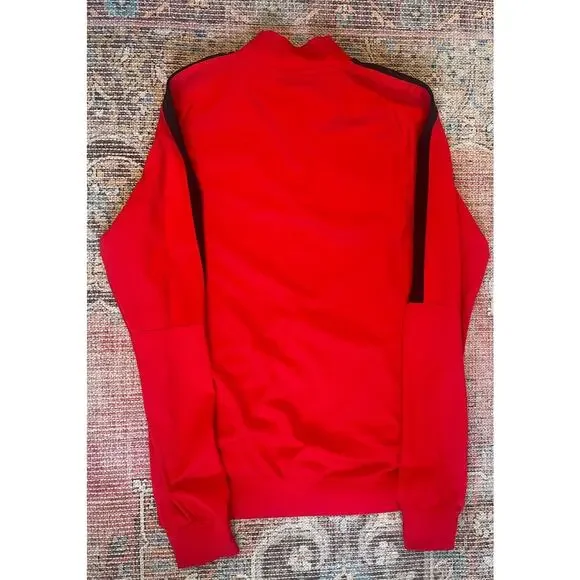 AC Sparta Praha Nike Men's Football Training Jacket Sweatshirt Red Size Small - Picture 6 of 6